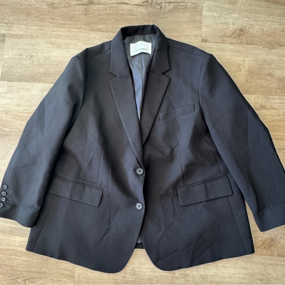 🚫SOLD🚫The Frankie Shop Oversized Boyfriend Blazer sz XS - Picture 2 of 10